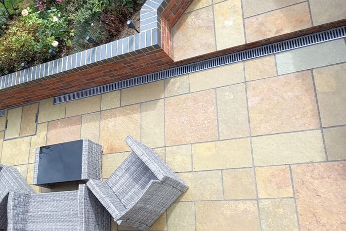 Mira Beige Limestone Paving