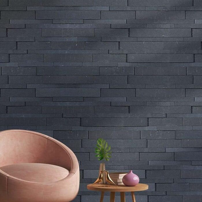 Panther Black Split Limestone