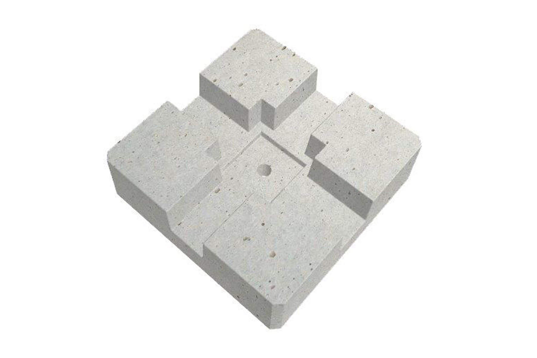 do concrete deck blocks settle