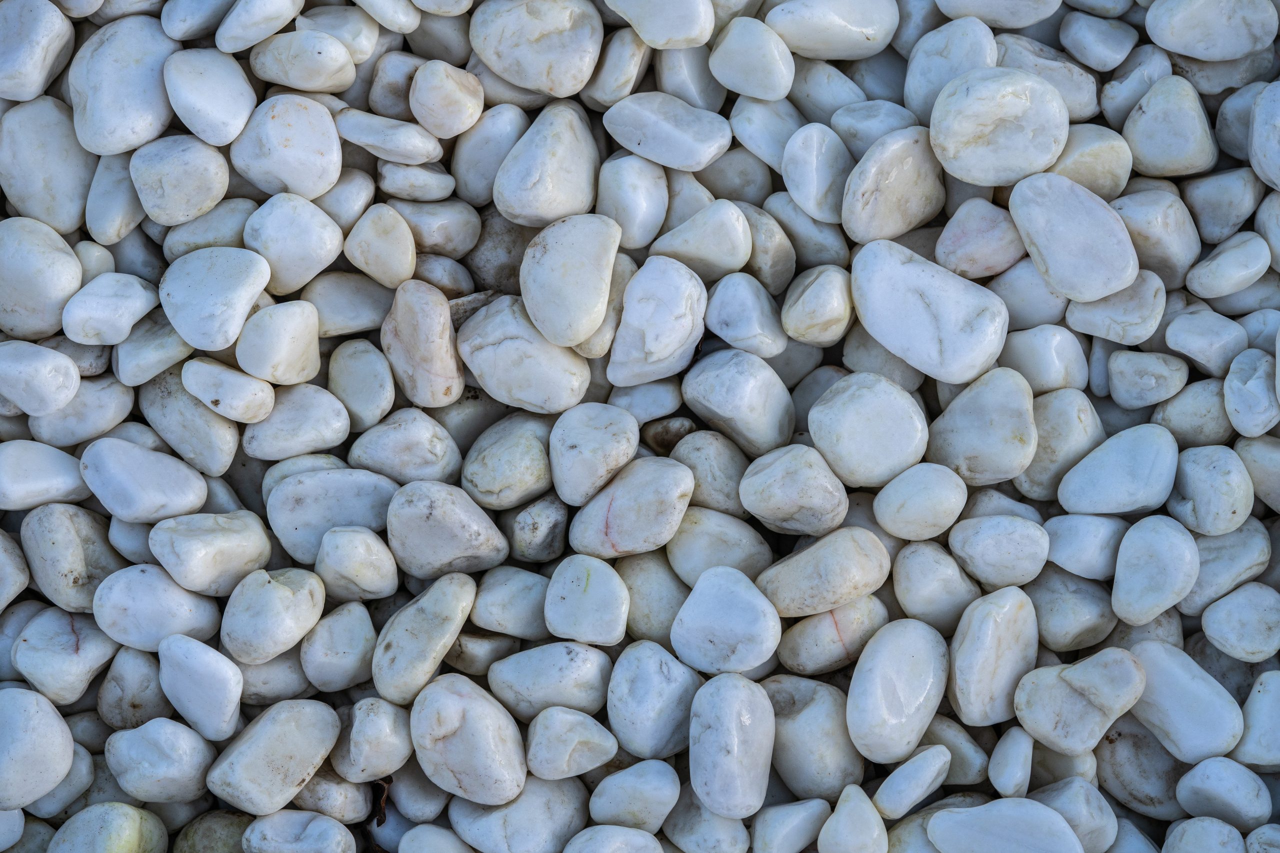 White Pebbles - 20 - 30mm | Beautiful Garden Pebbles | Corker.co.uk