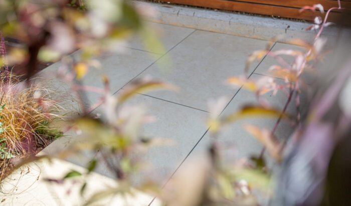 How to lay porcelain - patio example