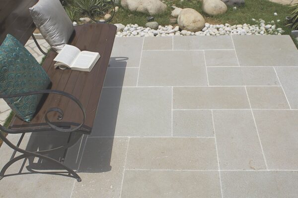 Mira Beige Limestone Paving