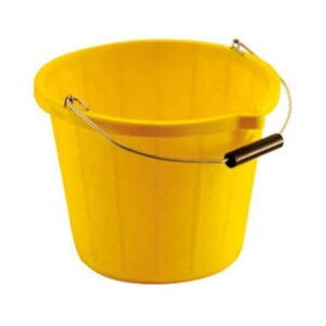 Plastic Yellow Bucket