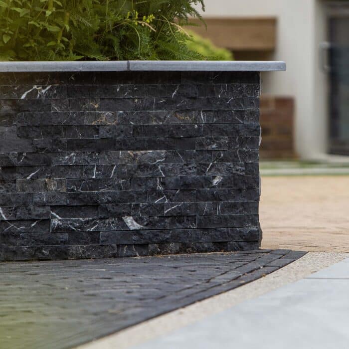 Alexis Black Split Marble