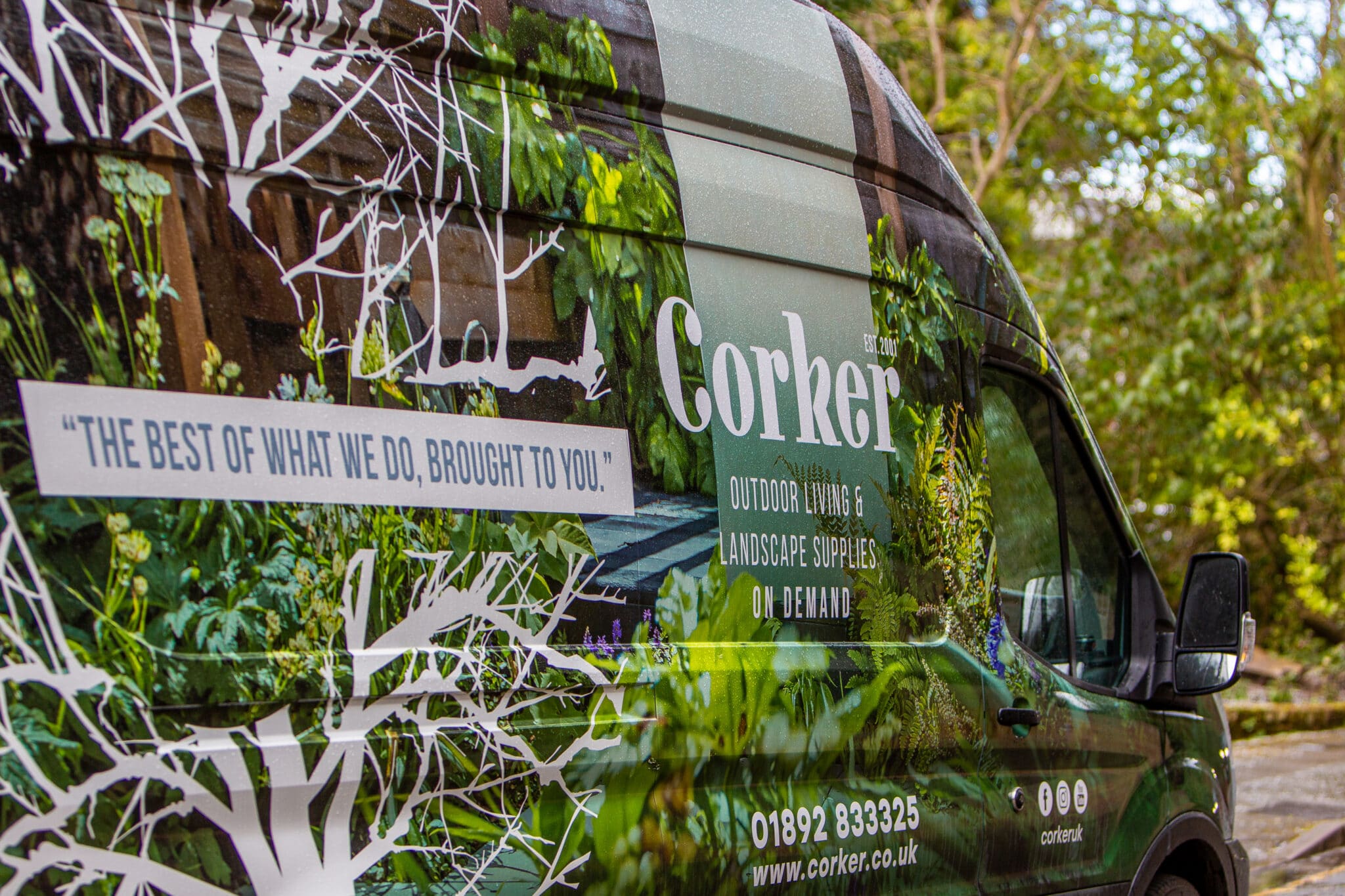 Corker on Demand - Close Up Van Exterior