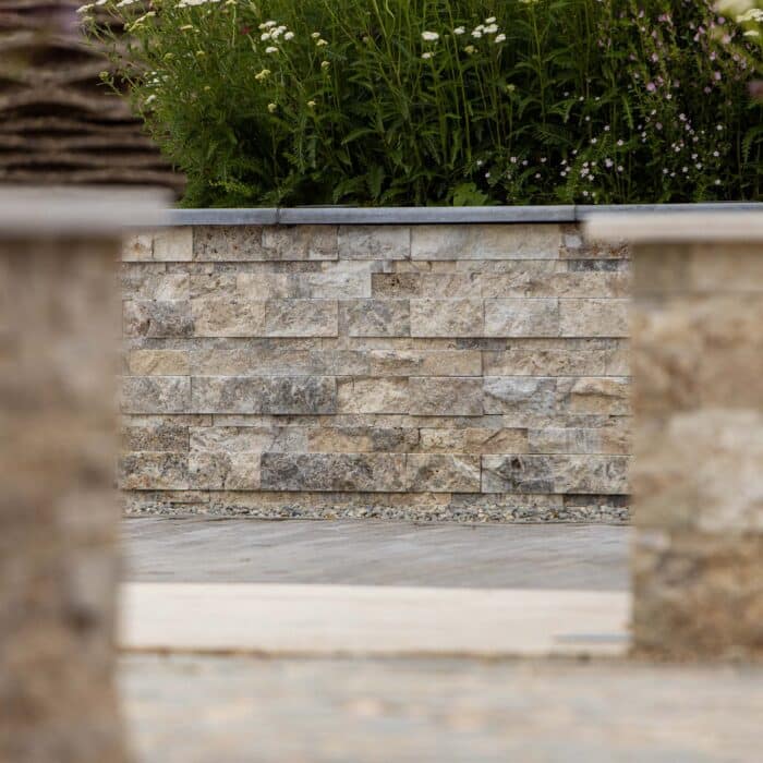 Roman Silver Split Travertine