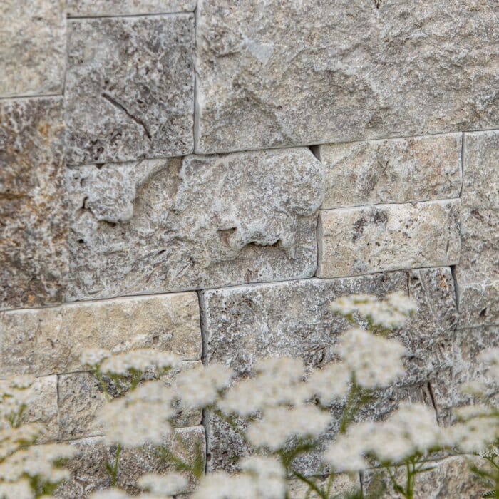 Roman Silver Loose Set Travertine