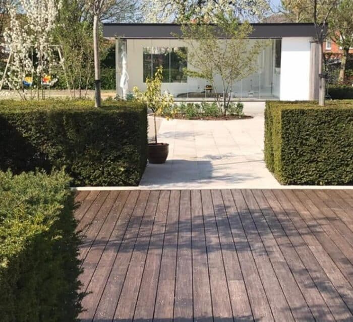 Hotwood Bamboo Curved Decking Boards